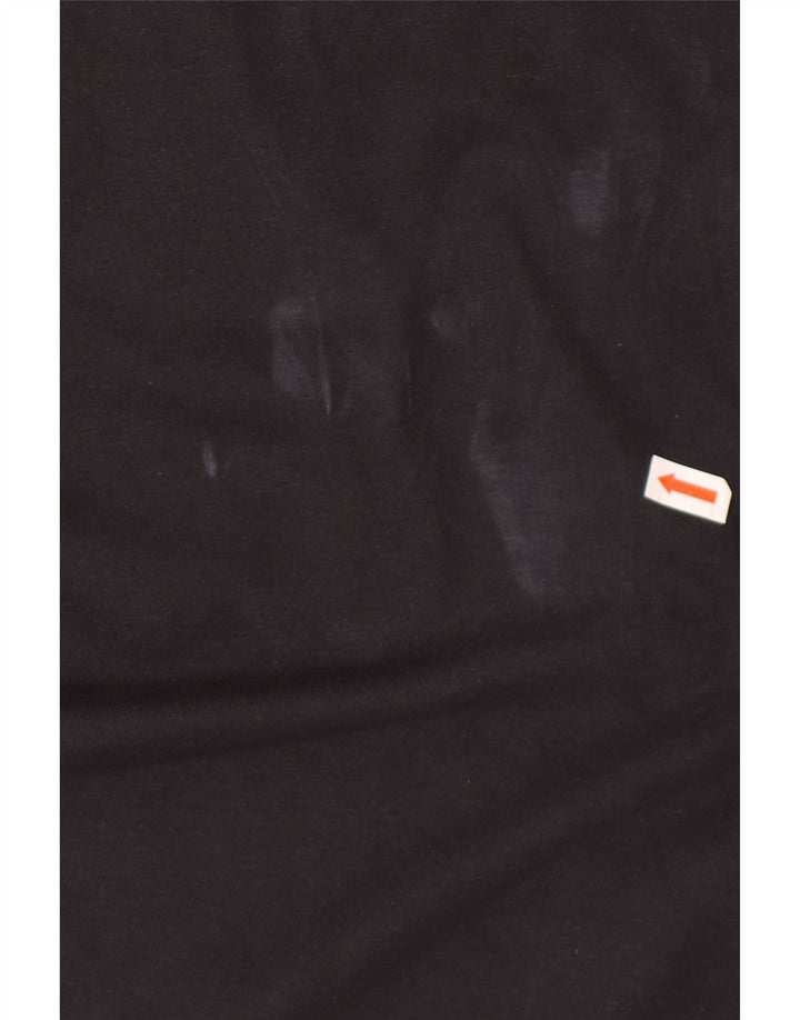 Gant Herren New Haven Graphic T-Shirt Top Mittelschwarze Baumwolle