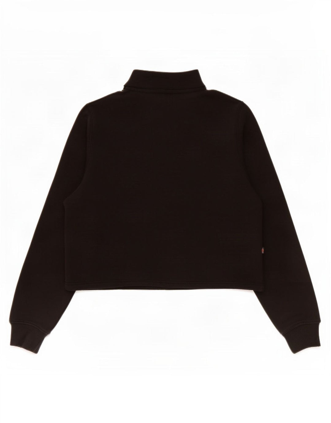Dickies Damen-Sweatshirt mit Reißverschluss am Hals, Gr. 14, mittelschwarz