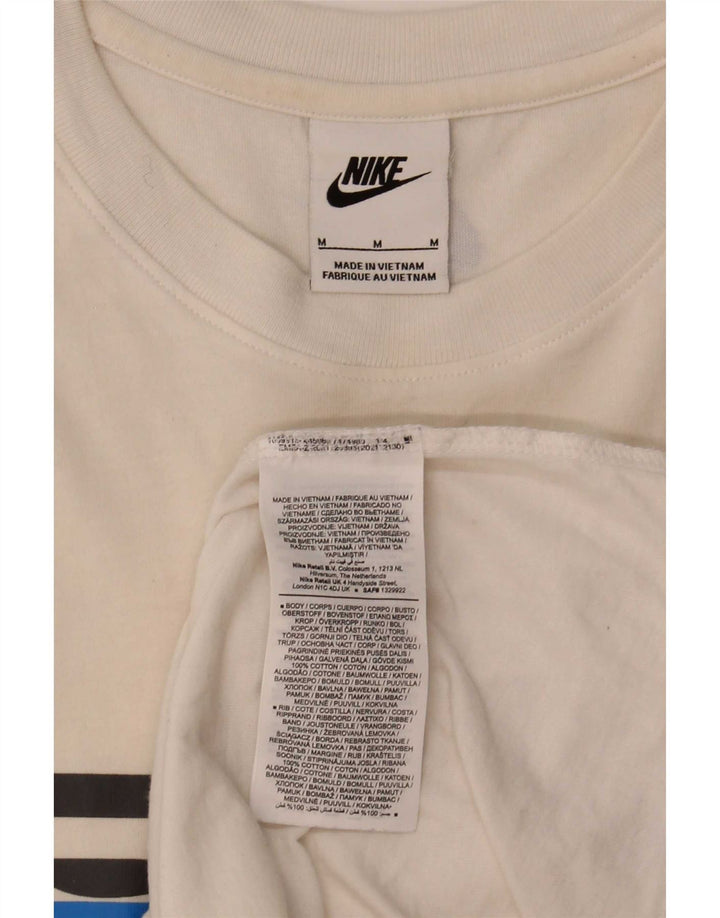 Nike Herren-T-Shirt mit Grafik, mittelweiße Baumwolle