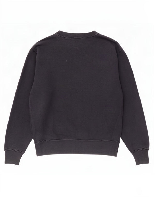 Champion Damen Grafik-Sweatshirt-Pullover UK 16 Large Marineblau