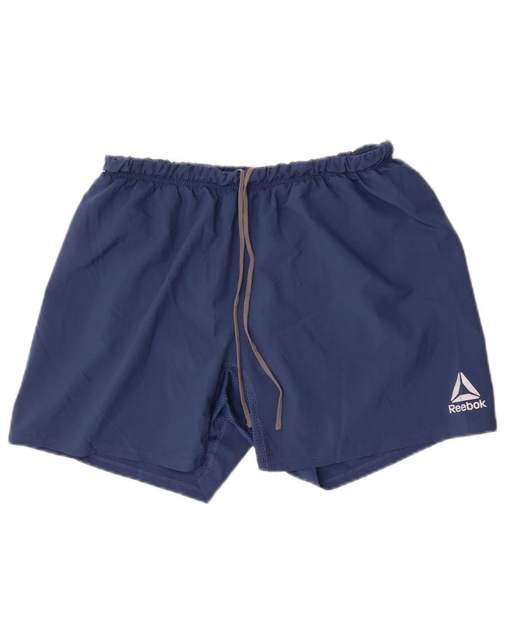 Reebok Herren Speedwick Sport Shorts Medium Marineblau