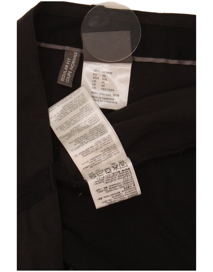 Jack Wolfskin Herren Cargo Shorts UK 46 XL W40 Schwarz Polyamid