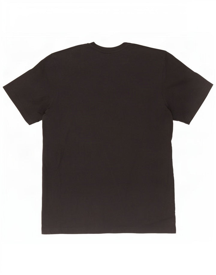 Adidas Herren Grafik T-Shirt Top Small Schwarz Baumwolle