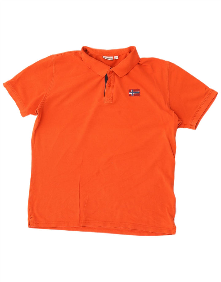 Napapijri Herren Poloshirt 2XL Orange