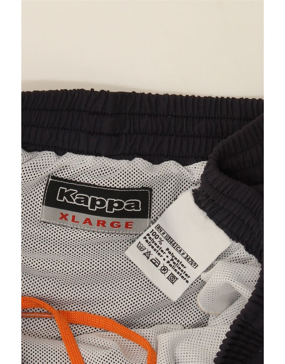 KAPPA Mens Sport Shorts XL  Navy Blue Polyester Vintage Kappa and Second-Hand Kappa from Messina Hembry 