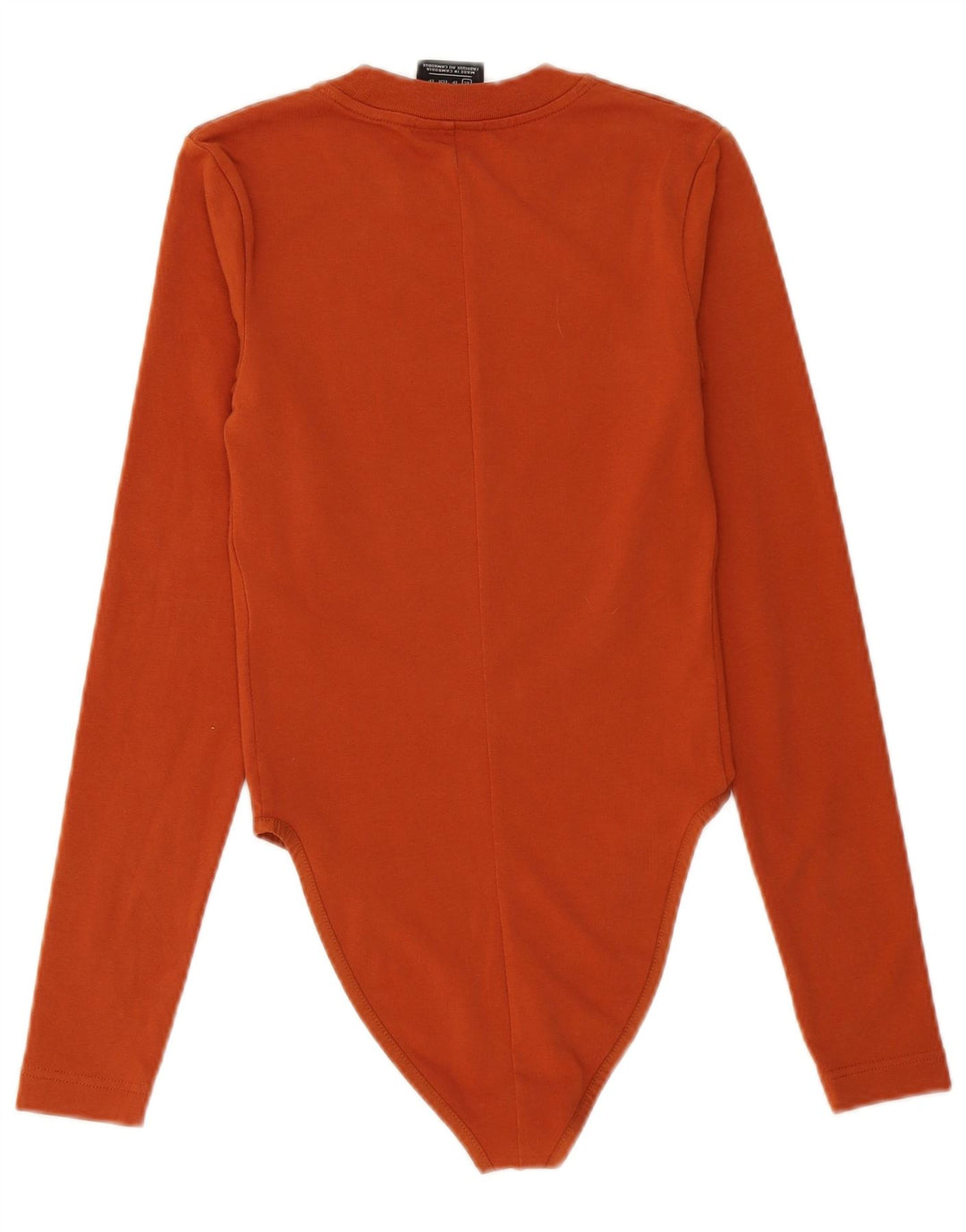 Nike Womens Graphic Bodysuit UK 6 XS Orange Baumwolle