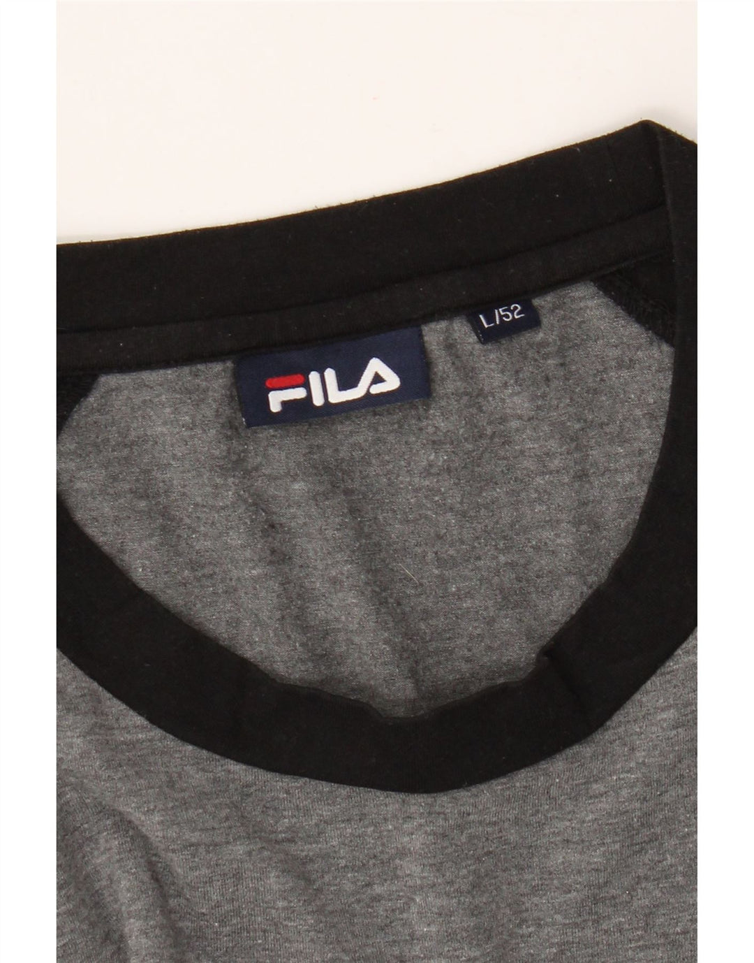 Fila Herren Graphic Top Langarm IT 52 Large Grau