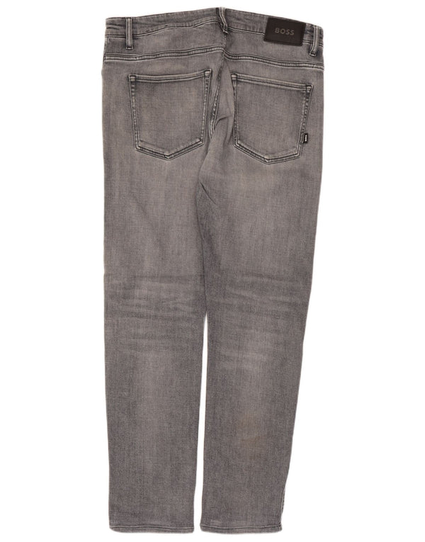 Hugo Boss Herren Delaware Slim Jeans W34 L30 Blaue Baumwolle