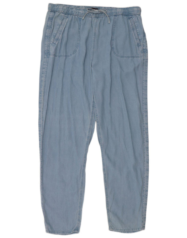 Marks & Spencer Damen Tapered Freizeithose UK 18 XL W38 L31 Blau