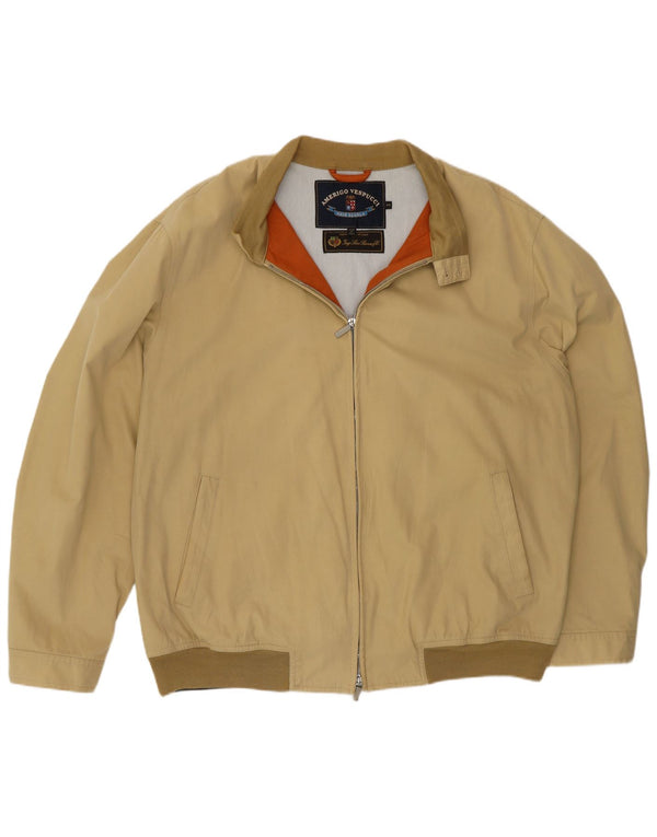 Amerigo Vespucci Herren Bomberjacke UK 44 2XL Beige Polyester