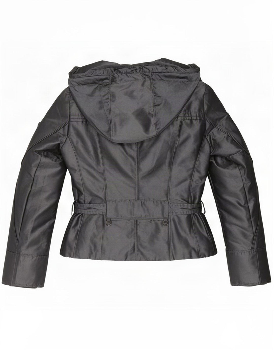 PEUTEREY Damen Windjacke mit Kapuze UK 18 XL Silber Polyester