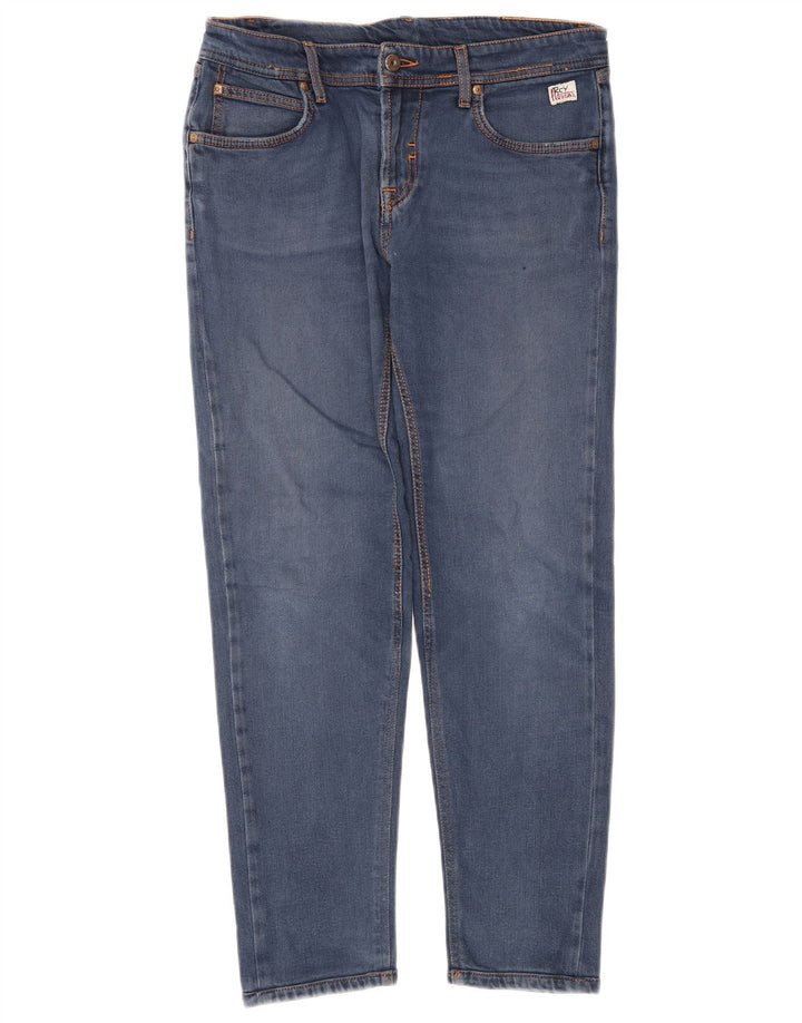 Roy Rogers Damen Slim Jeans W30 L28 Blaue Baumwolle