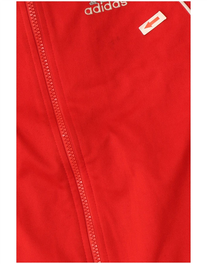 Adidas Mädchen Trainingsanzug Top Jacke 11-12 Jahre Rot
