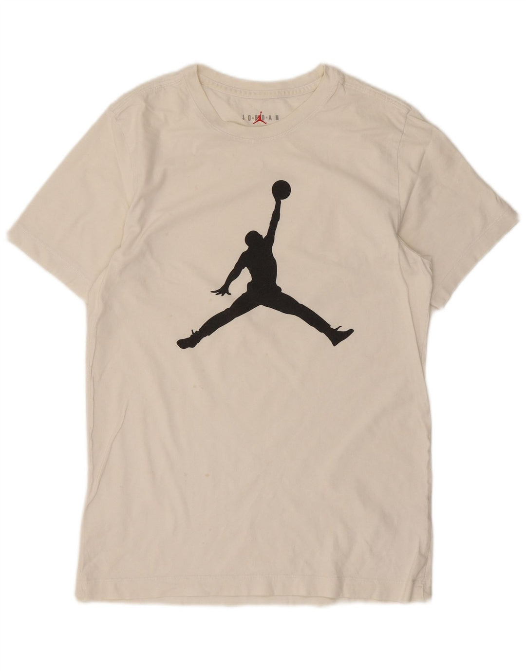 Jordan Herren-T-Shirt mit Grafik, Größe S, weiße Baumwolle