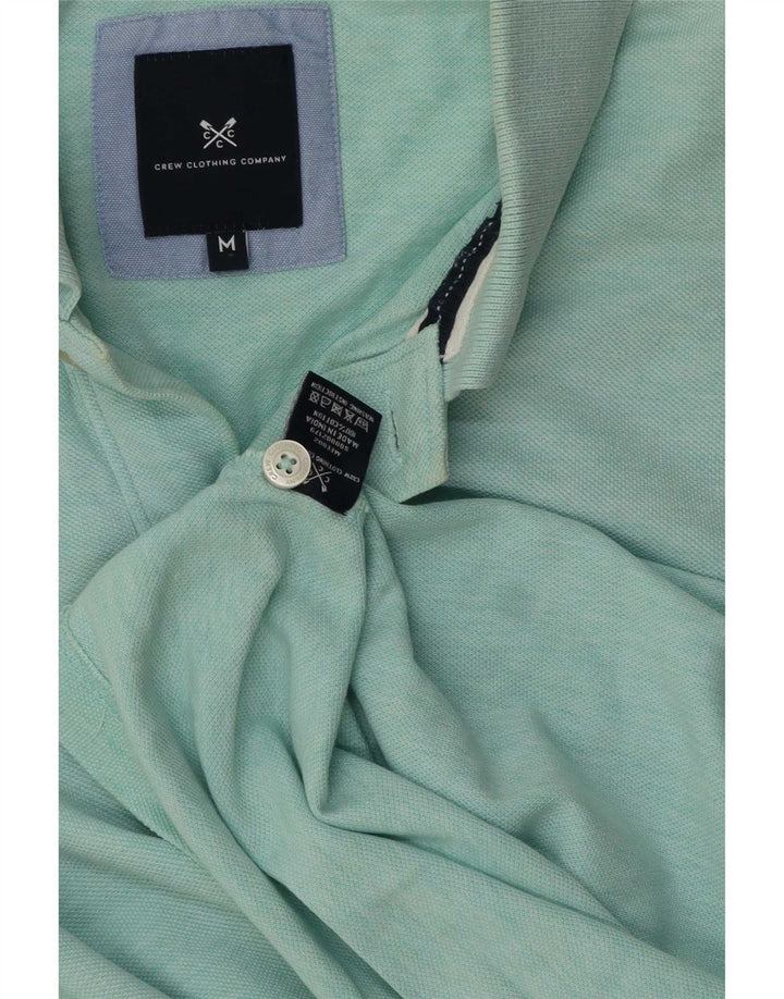 Crew Clothing Herren-Poloshirt aus mittelgrüner Baumwolle