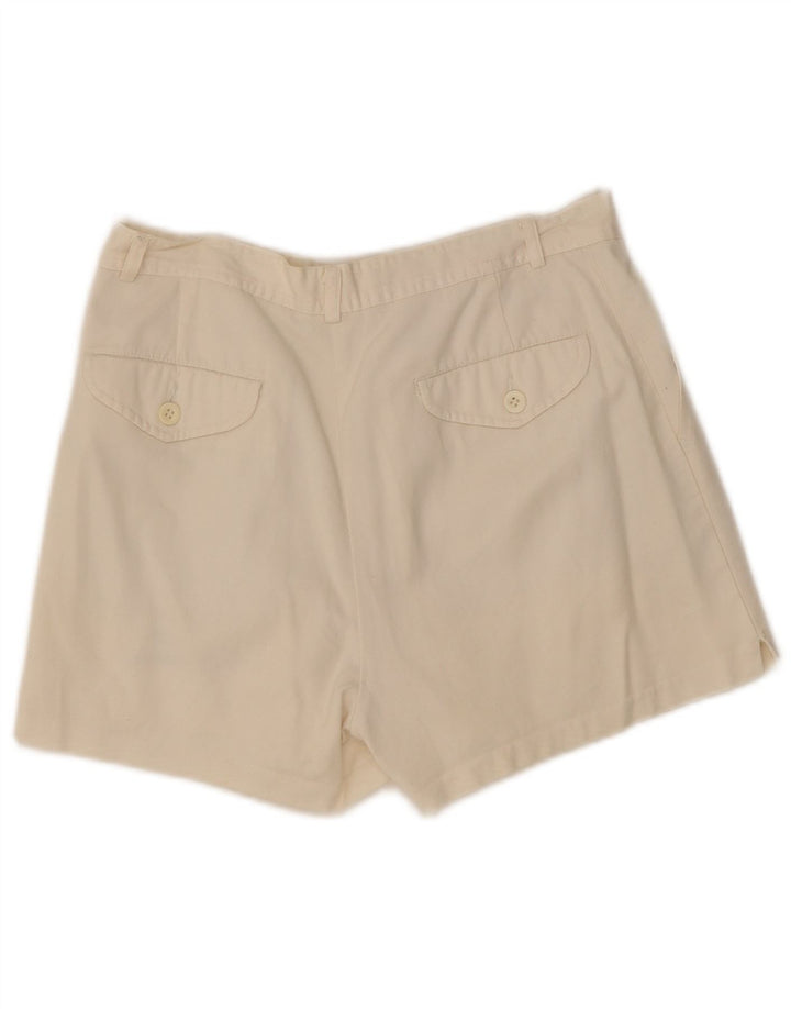 Sergio Tacchini Herren Chinoshorts IT 46 Small W28 Weiß
