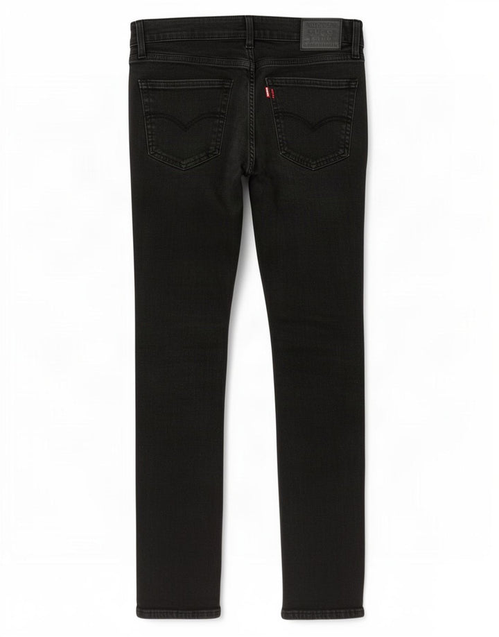 Levi's Herren 511 Slim Jeans W32 L29 schwarze Baumwolle