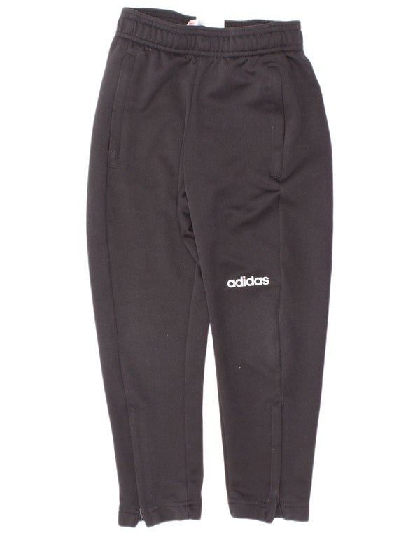 Adidas Trainingshose für Jungen, 5–6 Jahre, schwarzes Polyester