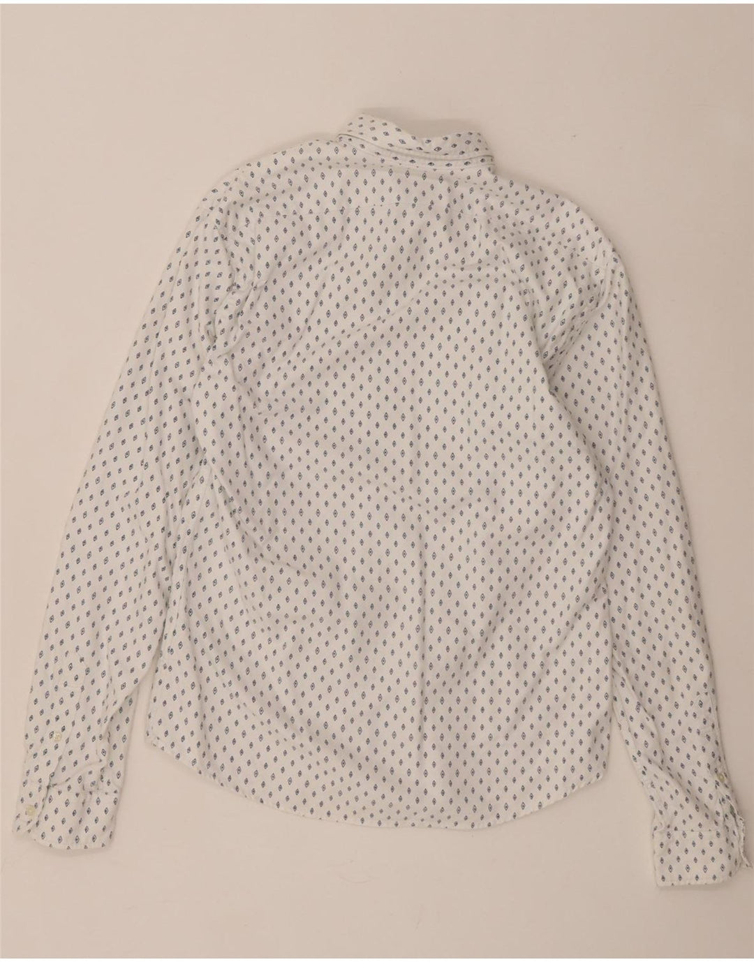 Scotch & Soda Herren-Hemd mit klassischer Passform, mittelweiß gefleckte Baumwolle