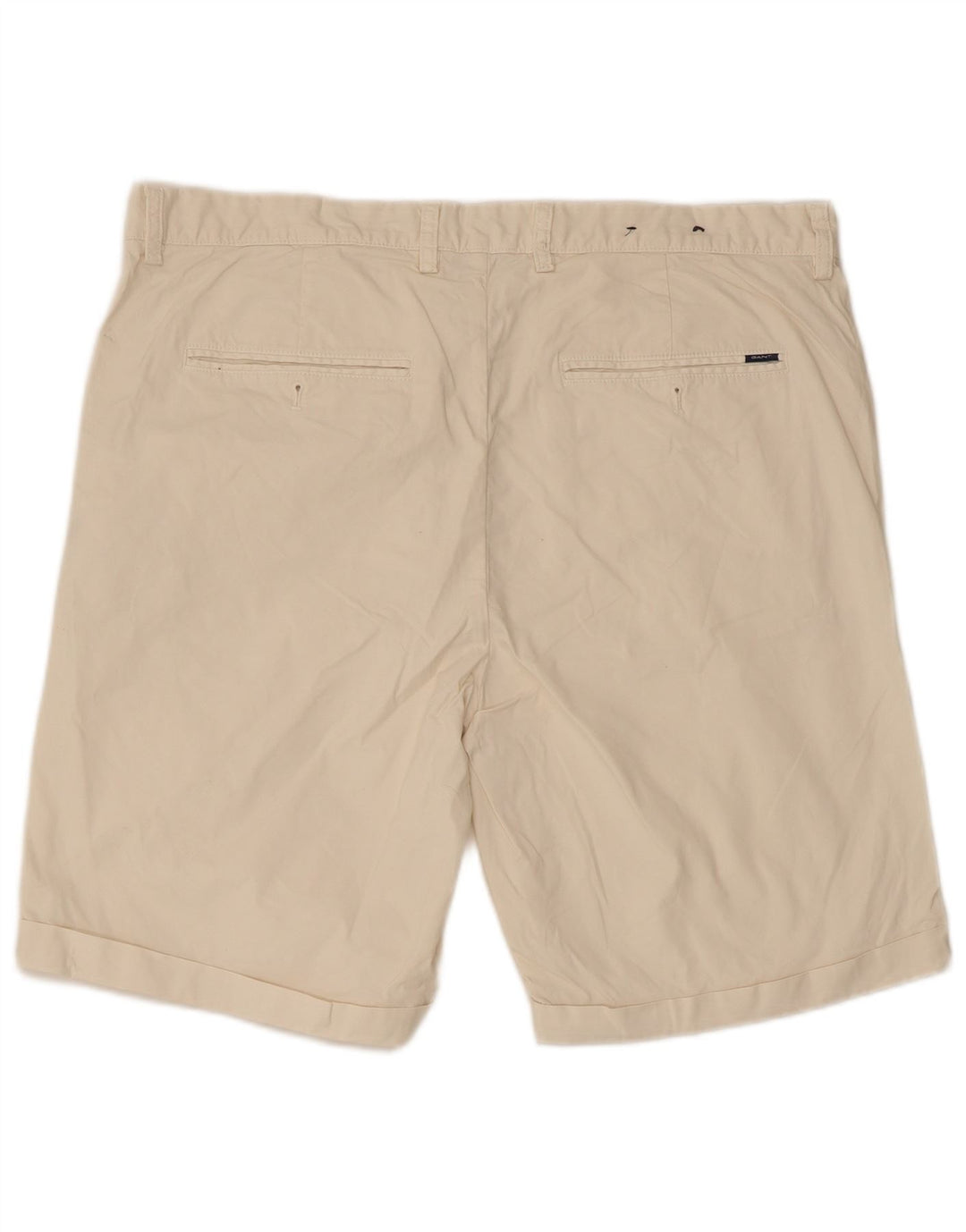 Gant Herren-Chinoshorts mit normaler Passform, W38, XL, gebrochenes Weiß, Baumwolle