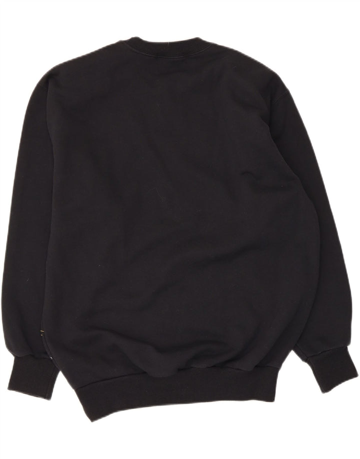 Kris Michele Damen Grafik-Sweatshirt-Pullover UK 14 Mittelschwarzes Polyester