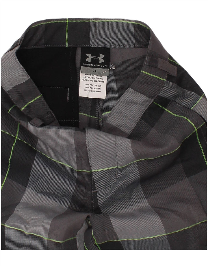 Under Armour Chino-Hose für Baby-Jungen, 18–24 Monate, W20, grau kariertes Polyester