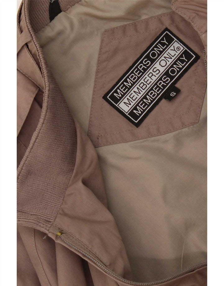 Members Only Herren Militär Bomberjacke UK 36 Small Grau