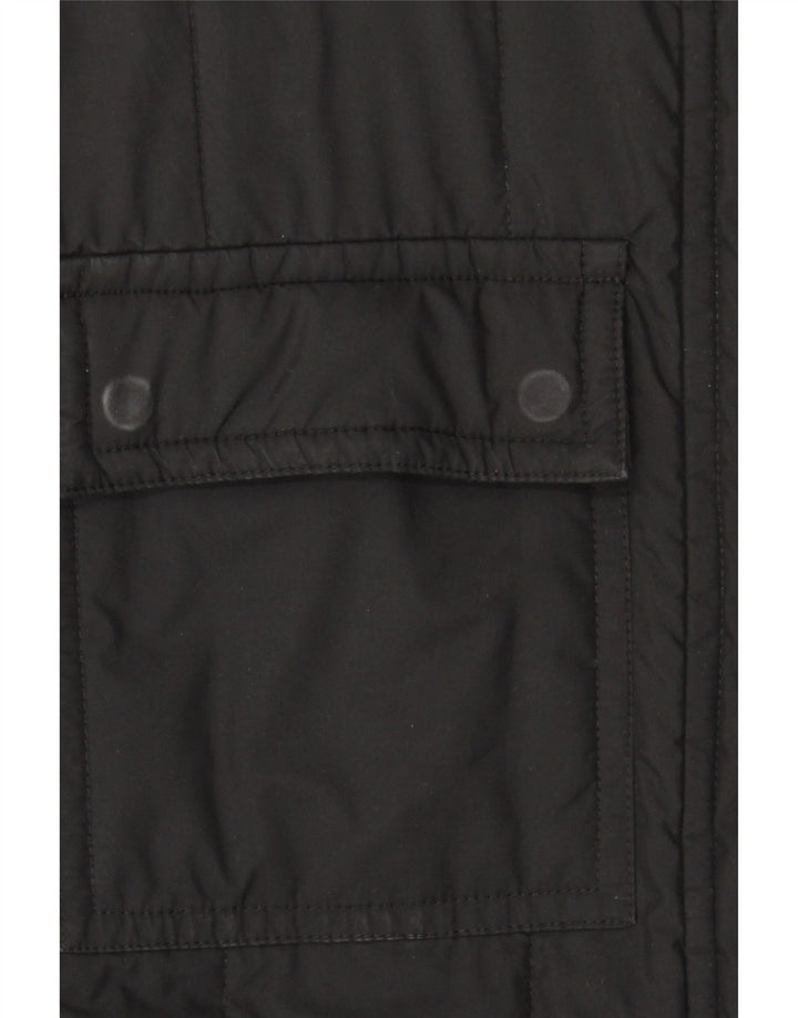 Marlboro Classics Herren Wattierte Jacke UK 40 Large Schwarz