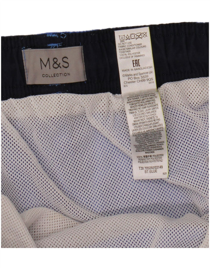 Marks & Spencer Herren Badeshorts 3XL Blau Polyester