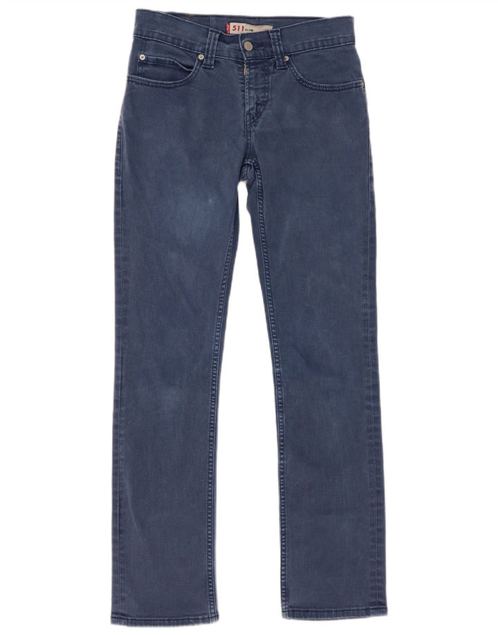 LEVI'S Damen 511 Slim Jeans W29 L32 Blau