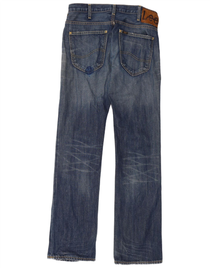 LEE Herren Knox Straight Jeans W32 L34 Marineblaue Baumwolle