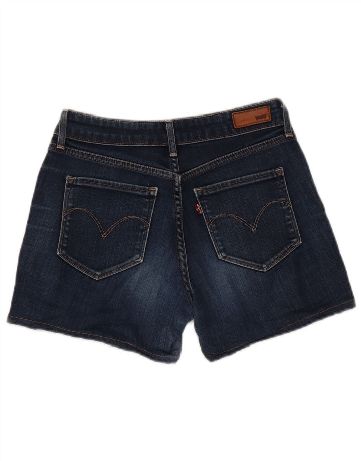 Levi's Damen Bold Curve Denim Shorts W28 Mittelmarineblaue Baumwolle