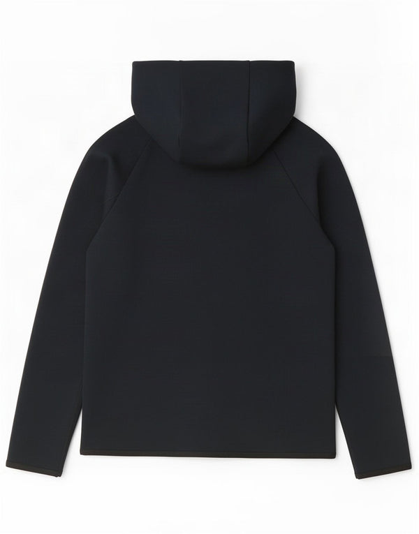 Nike Mädchen-Kapuzenpullover mit Reißverschluss, 12–13 Jahre, groß, schwarze Baumwolle
