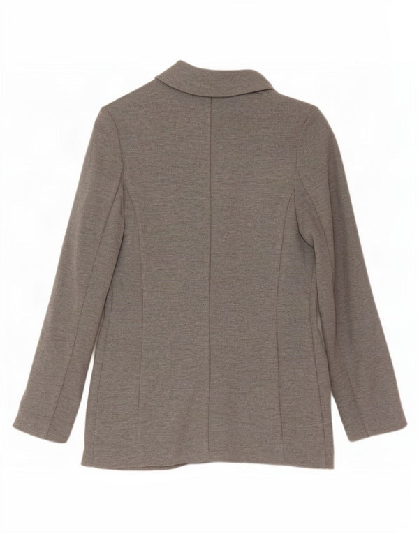 Marks & Spencer Womens Relaxed Fit Blazer Jacke UK 6 XS Grau Polyester
