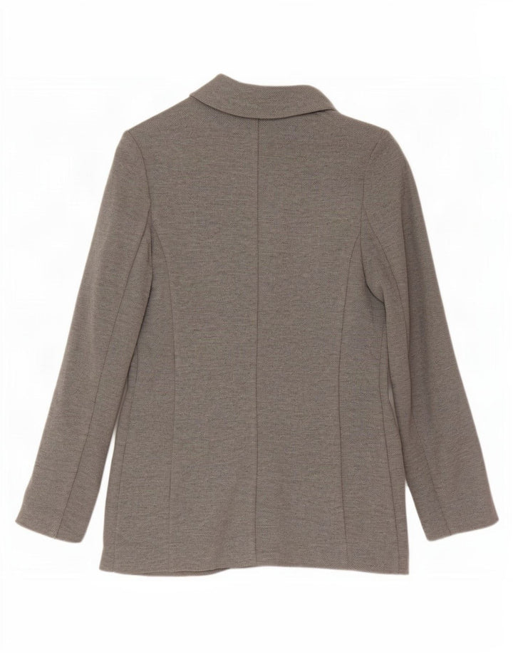 Marks & Spencer Womens Relaxed Fit Blazer Jacke UK 6 XS Grau Polyester
