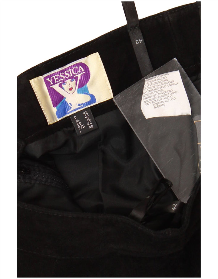 YESSICA Damen Bleistiftrock UK 16 Large W30 Schwarz Acetat