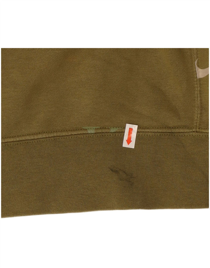 Nike Herren-Kapuzenpullover mit Grafik, mittlere Khaki-Baumwolle