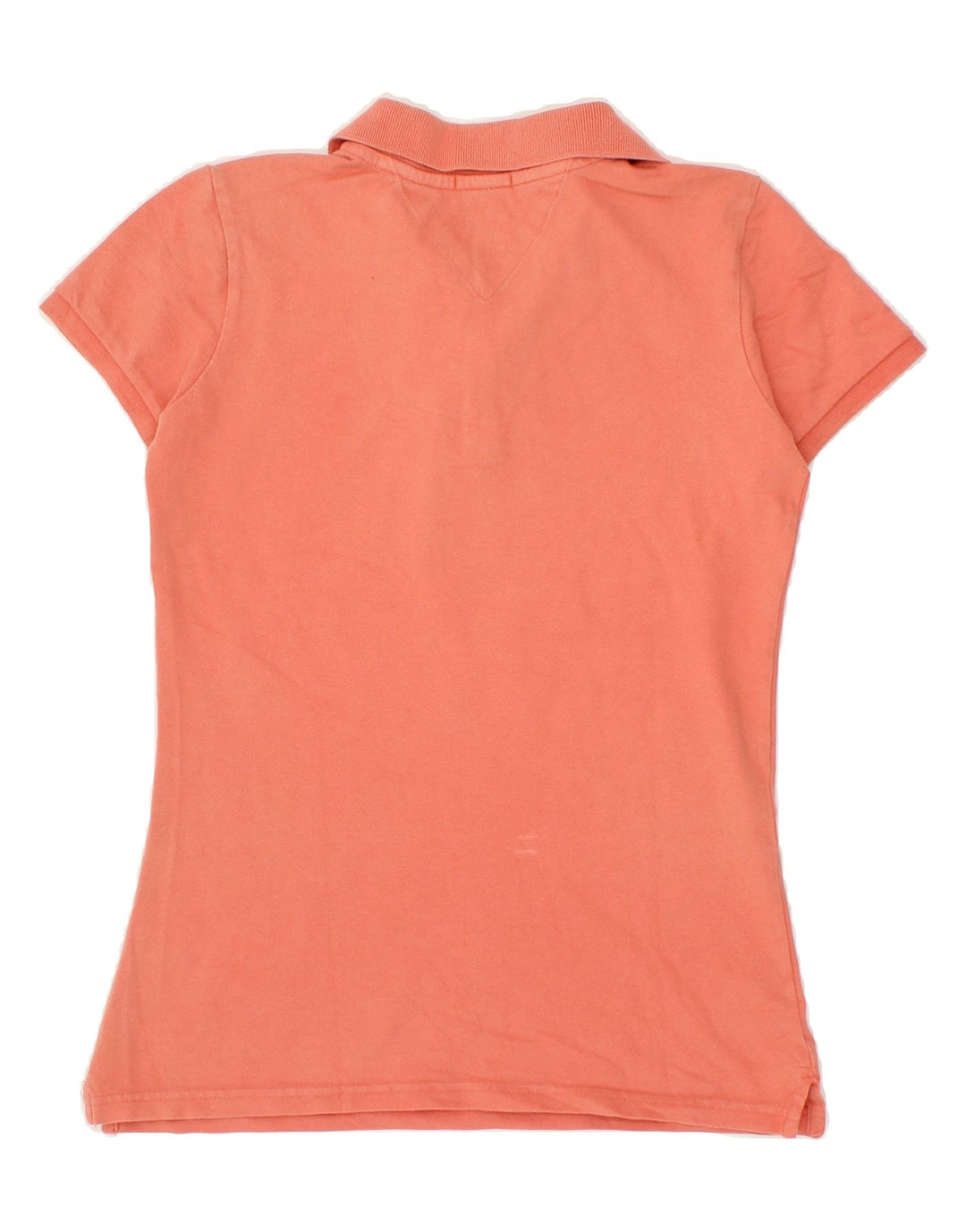 TOMMY HILFIGER Womens Polo Shirt UK 12 Medium Pink Vintage Tommy Hilfiger and Second-Hand Tommy Hilfiger from Messina Hembry 