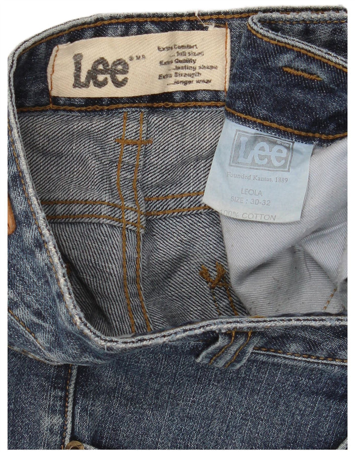 Lee Damen Leola Bootcut Jeans W30 L32 Blaue Baumwolle