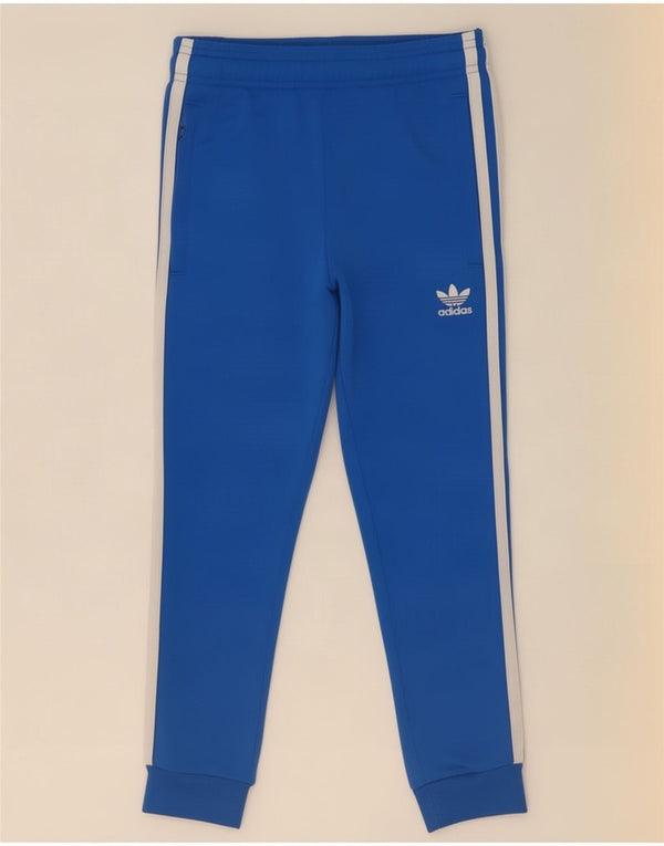 Adidas Jungen Trainingshose Jogger 6-7 Jahre Blau Polyester