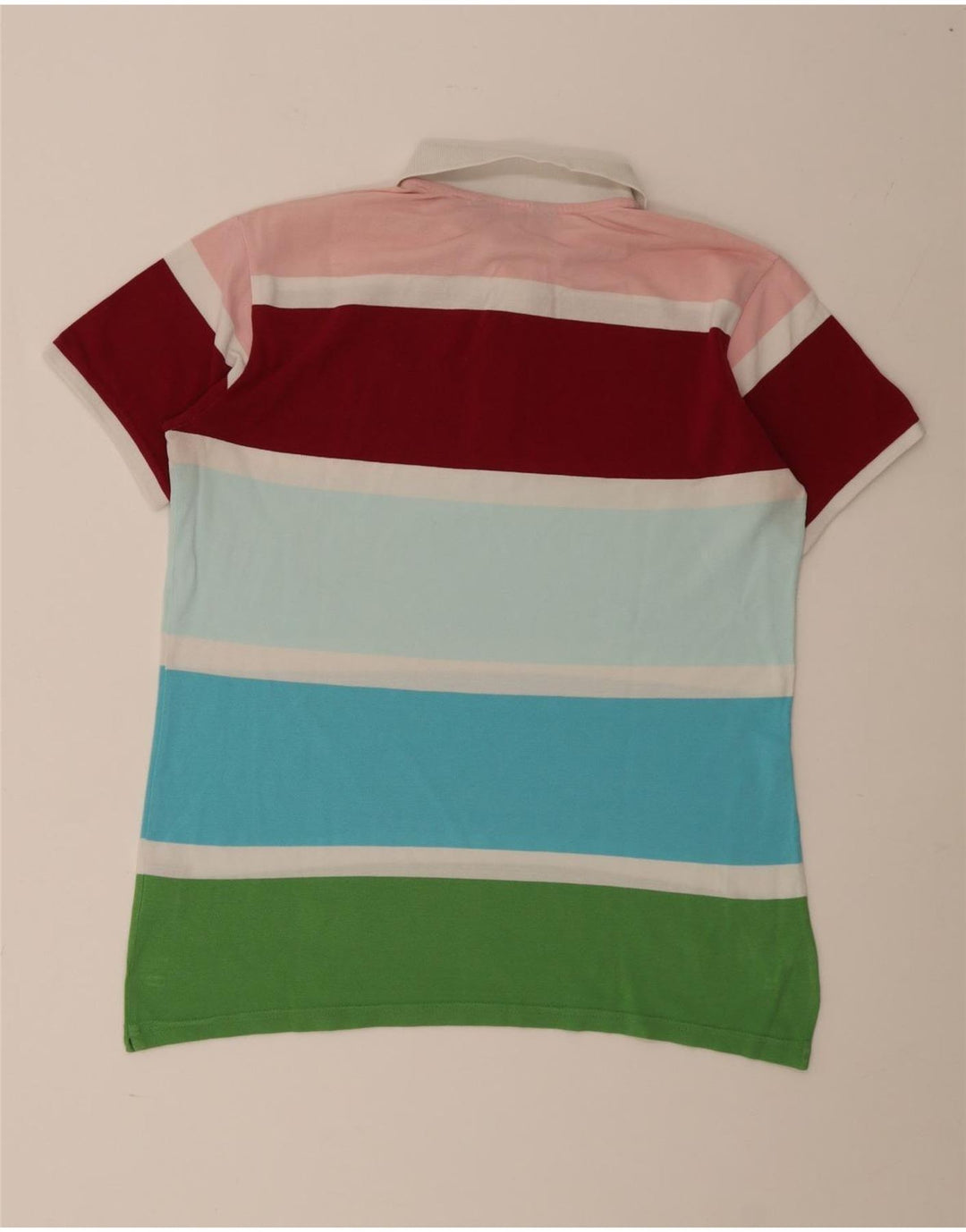Kappa Herren-Poloshirt, groß, mehrfarbig, gestreift, Baumwolle
