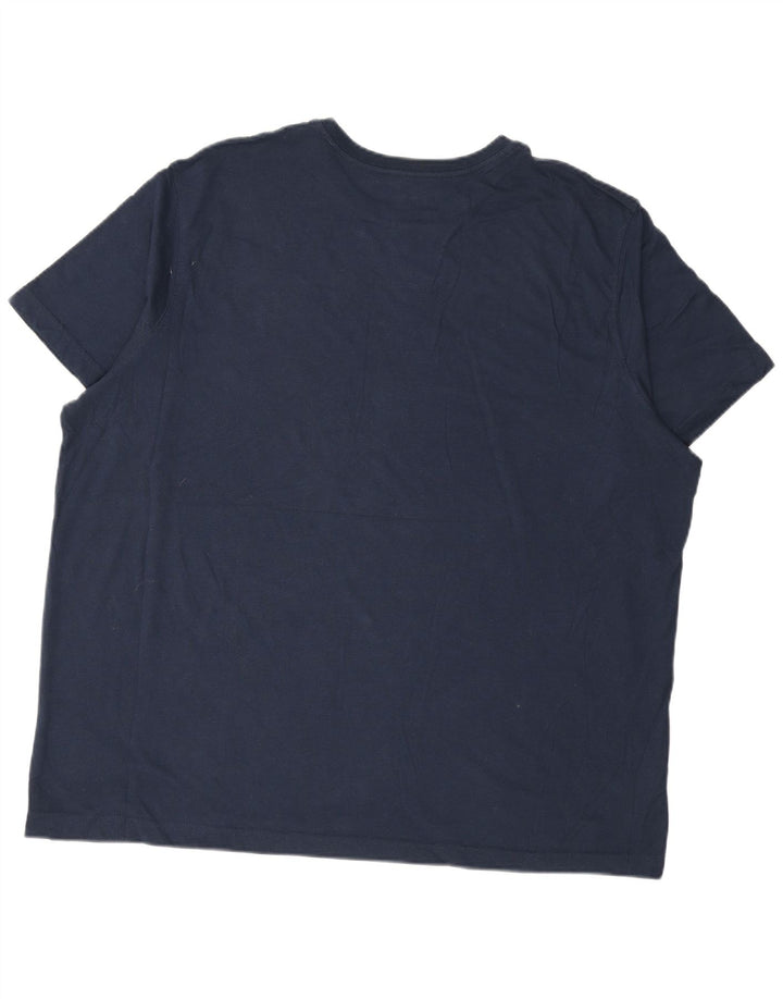 Eddie Bauer Herren T-Shirt Top 2XL Marineblau Baumwolle