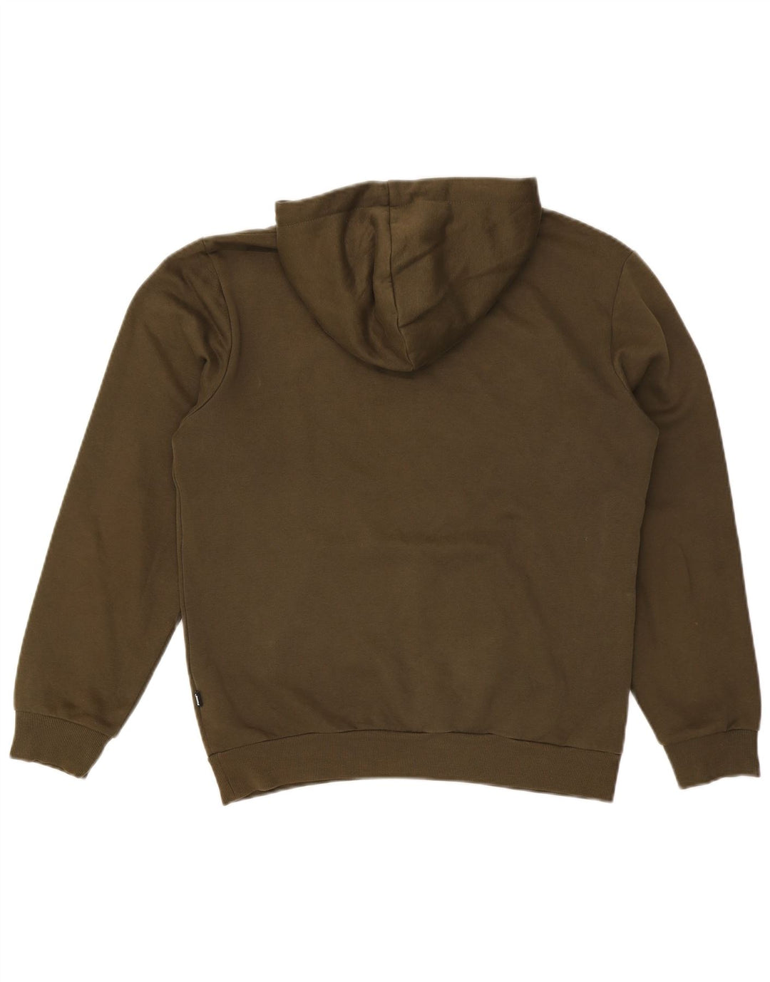 PUMA Herren Graphic Hoodie Pullover Small Khaki Baumwolle