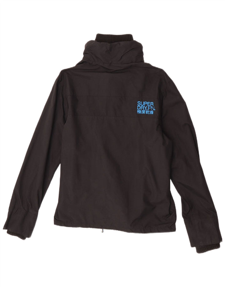 Superdry Herren The Windcheater Windjacke UK 36 Small Schwarz Nylon
