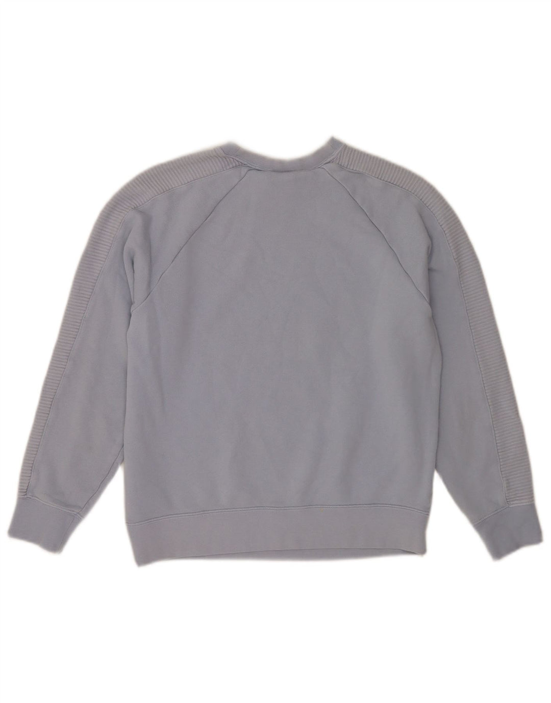 Adidas Damen Graphic Sweatshirt Pullover UK 10 Small Blau Baumwolle