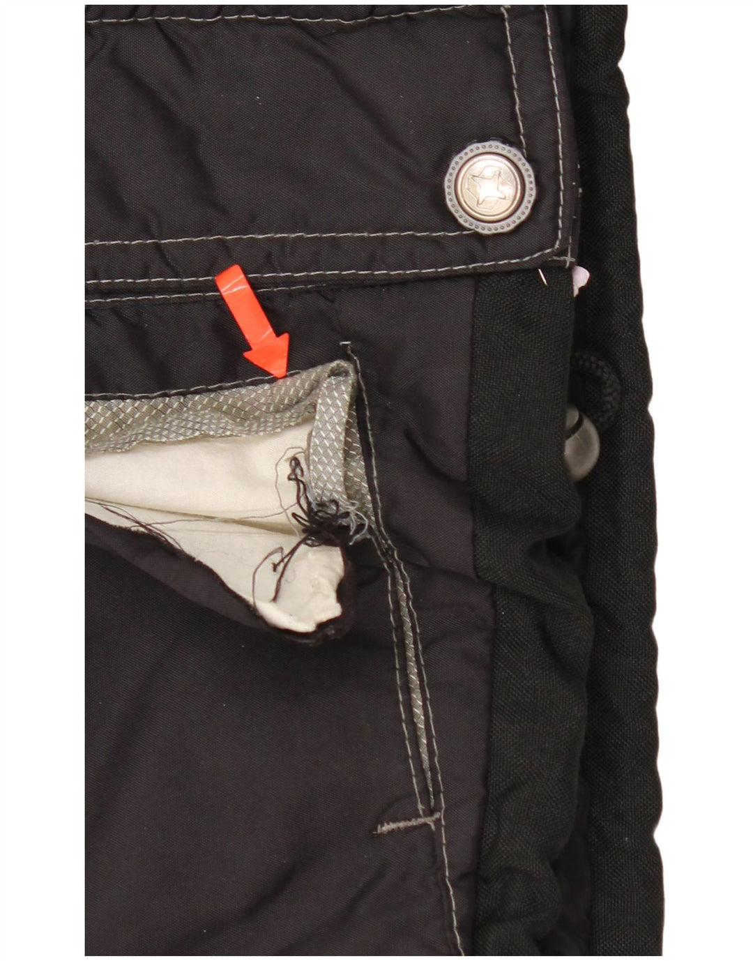 Colmar Herren-Skijacke mit Kapuze, IT 50, Mittelschwarz, Farbblock