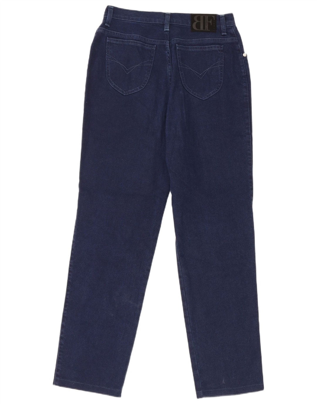 Belfe & Damen High Rise Straight Jeans IT 44 Medium W28 L29 Marineblau