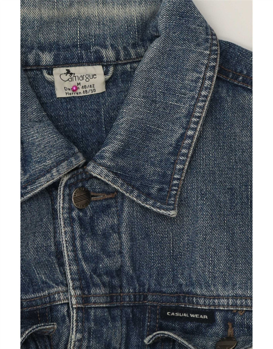Camargue Herren Jeansjacke EU 48/50 Mittelblau