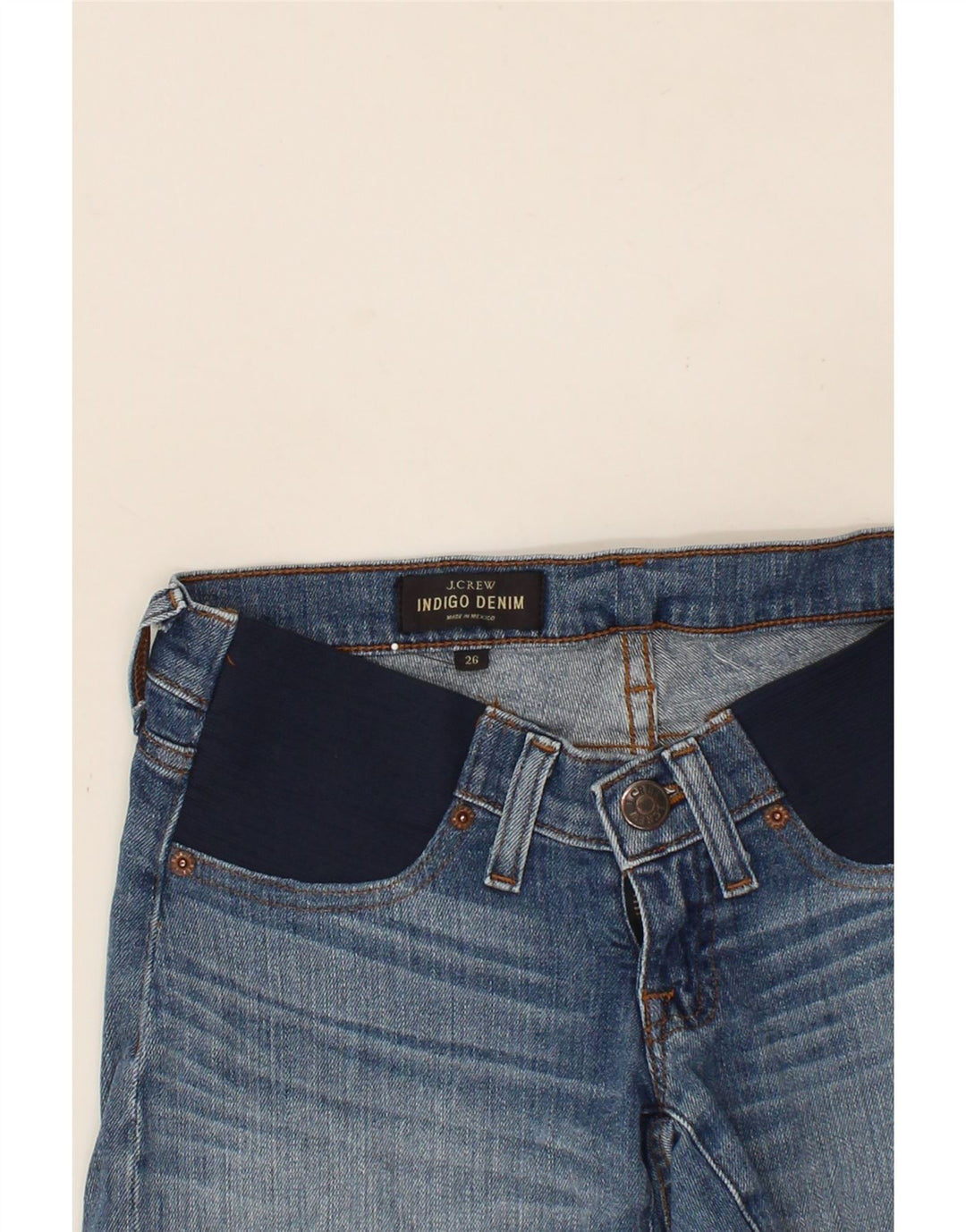 J. CREW Womens Indigo Denim Shorts W26 Small Blue Cotton Vintage J. Crew and Second-Hand J. Crew from Messina Hembry 