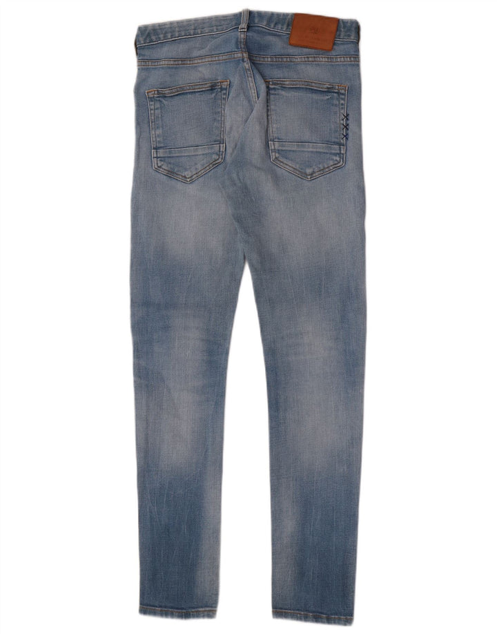 Scotch & Soda Damen Slim Jeans W29 L32 Blaue Baumwolle